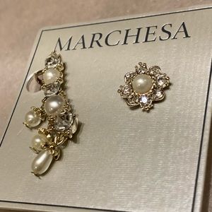 kate spade Jewelry - Marchesa! Pearl & Crystal Stud Earrings kate spade Jewelry - Marchesa! Pearl & Crystal Stud Earrings